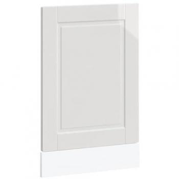 Panel Lavavajillas Porto Blanco Brillante 45x1,5x67 cm Madera Contrachapada