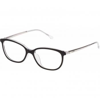 Loewe VLW961M530888 Monturas de Gafas, Black+Crystal, 55 Unisex