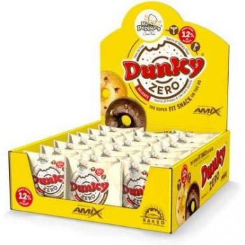 Amix Mr Popper's Dunky Zero Black Cookie Chocolate Blanco 20x70g - Galletas proteicas, sabor chocolate blanco, sin azúcar añadido, paquete de 20 unidades de 70 gramos cada una