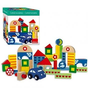 Goula - Pack 41 piezas de arquitectura, Juego de construcciones para niños a partir de 1 año