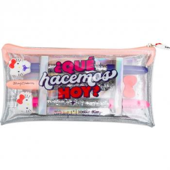 SET DE ESTUCHE + 3 BOLIS HELLO KITTY X MR. WONDERFUL ¿QUÉ HACEMOS HOY?