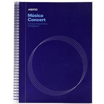 Additio Concert - Cuaderno de música, colores aleatorios