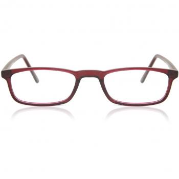 Gafas Recetadas Rectangulares para Hombre - Montura Completa de Plástico Cristal, Lentes Anti-Azules - SmartBuy Collection