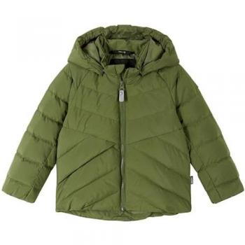 Reima Kupponen Insulated Girls' Jacket in Khaki Green