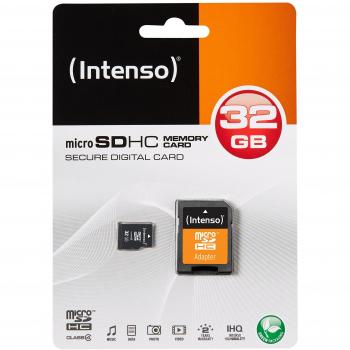 Intenso microsdhc memory card, class 4, 32 gb