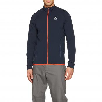 Odlo Nikko Full Cremallera, Sudadera para Hombre, Hombre, Nikko Full Zip, Diving Navy, L