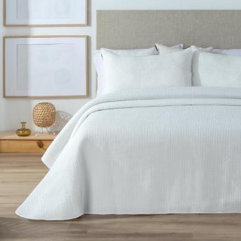 Manterol Colcha Bouti Nesty Wash Nido de Abeja Blanco Cama 90/105 cm