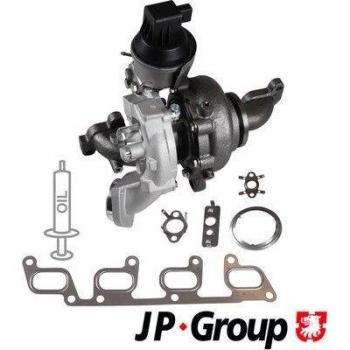 Cargador Turbo JP GROUP 1117409100 para AUDI, SKODA y SEAT - Sistema de sobrealimentación