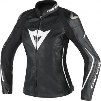 Cazadora Dainese Lady Assen negro blanco