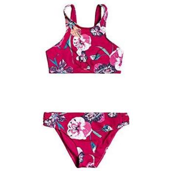 Roxy - Conjunto de Bikini Crop Top - Chicas 8-16 - 8 - Rosa