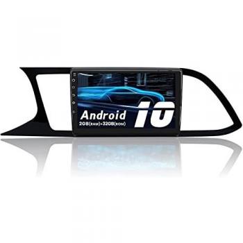 AWESAFE Android 10.0 2GB+32GB Radio Coche para Seat Leon MK3 2012-2020, 9 Pulgadas Pantalla Táctil, con WiFi/GPS/Bluetooth/DSP/RDS/USB/FM Am/RCA, Apoyo Mandos del Volante, Aparcamiento
