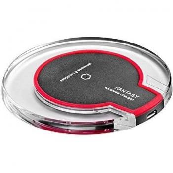 Qprods - Cargador inalámbrico ultra delgado. Cojín de carga inalámbrica para Samsung S6 / S6 Edge, Nexus 4/ 5/6/7