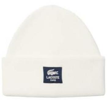 Gorro Lacoste Square Logo blanco puro RB3046-00