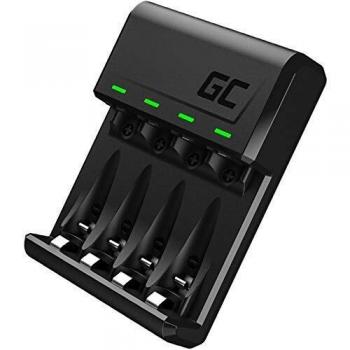 Cargador de batería Green Cell GC VitalCharger para pilas domésticas USB