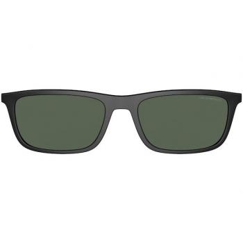 Emporio Armani EA4160C Clip-On Only 500171 Men's Sunglasses Black Size 55