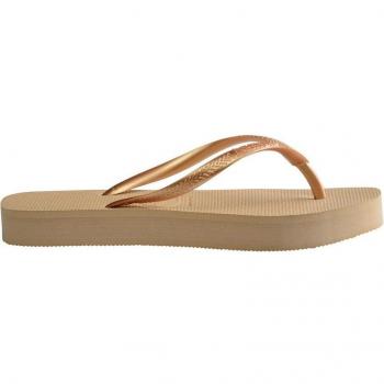 Chanclas Havaianas Slim Flatform Golden SS24