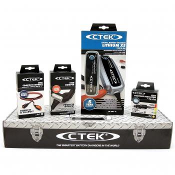 CTEK LITHIUM XS (56-899) Toolbox Set - Cargador de batería con accesorios