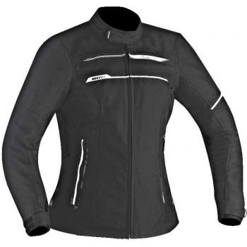 Ixon Zetec Lady Hp - Chaqueta para moto XL blanco y negro