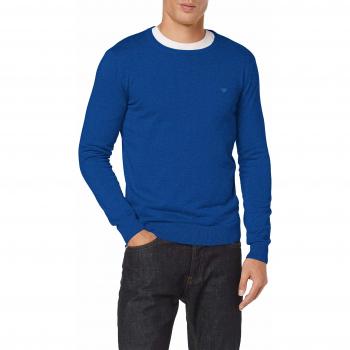 Tom Tailor Rundhals suéter, Azul