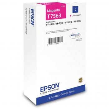 Epson T7563 Magenta Cartucho de Tinta Original C13T756340