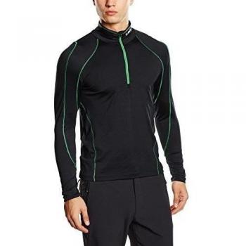 Cmp Fleece und Funktionsshirt - Forro para hombre, color nero-irish, talla 48