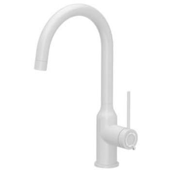 Batidora de Cocina Quadron Ingrid Q Line, Mezclador 360°, Acero Inoxidable, Función QFix, Color Blanco, Altura 34 cm
