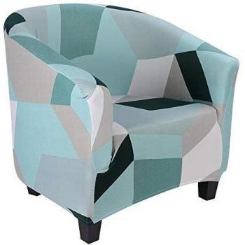 HIFUAR Funda de Sillón Chesterfield,Fundas de Sofá Elásticas de 1 Plaza Lavable Antideslizantes,Modernas Cubiertas Protector para Butaca,Sofá,Chester 1 Plaza