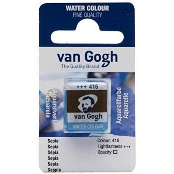 Van Gogh Watercolor Half Pan Sepia