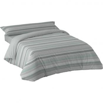 Funda Nórdica Digital Albry Verde Dos Piezas para Cama de 90 cm