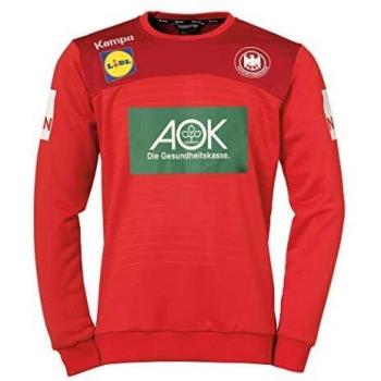 Kempa Emotion 2.0 Training Top Sudadera De Entrenamiento De Balonmano, Hombre, Rojo/Rojo Chili, 140
