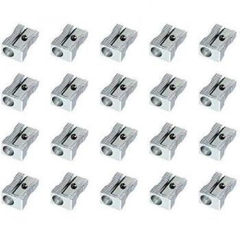 Sacapuntas de metal en forma de cuña hasta 8 mm, 20 unidades