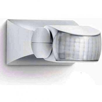 Steinel 600310 - Detector de movimiento infrarojo IS 1, sensor de movimiento para dentro y fuera con 120° ángulo de detección, color blanco, 12 x 8 x 5 cm