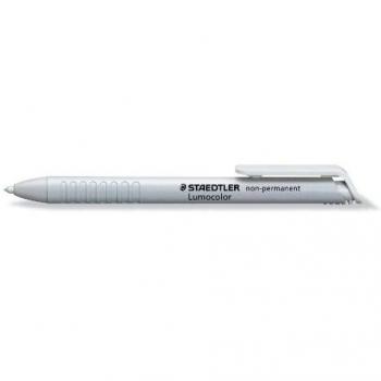 Marcador Seco No Permanente Lumocolor Omnichrom STAEDTLER 768N-0, Blanco, Punta de 3 mm