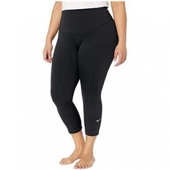 NIKE CU2915-010 Leggings, Negro/Blanco, 2X Womens