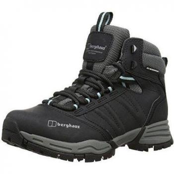 Berghaus EXPEDITOR AQ RIDG TECH BOOT AF BLK/BLU - botas de senderismo de cuero mujer, color negro, talla 37