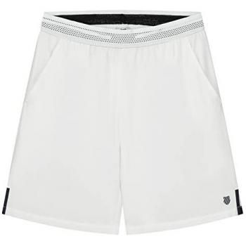 K-Swiss Pantalón Corto Core Team 8 - Diseño Cómodo y Espacioso, 8 pulgadas de largo, tejido ligero y transpirable, ideal para actividades deportivas