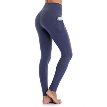 Ollrynns leggins deportivos mujer cinturaalta pantalones deportivos mallas leggings con bolsillos pararunningtraining fitness ca166 gris xxlarge