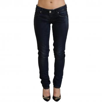 Acht Blue Authentic Low Waist Slim Fit Women's Denim Jeans - W26