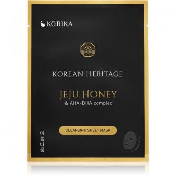 KORIKA Korean Heritage Jeju Honey & AHA-BHA Cleansing Sheet Mask 25g