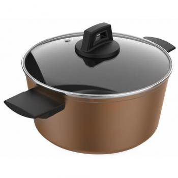 Taurus Stories Cacerola 20cm Aluminio Forjado Mango Ergonómico Todo Tipo de Fuegos Recubrimiento Antiadherente Apta para Lavavajillas Libre de PFOA