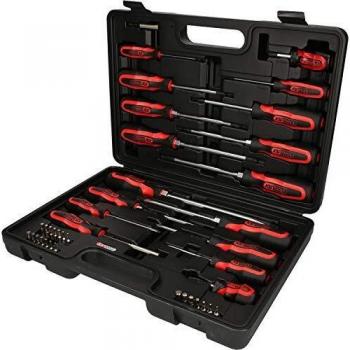 KS Tools 159.0100 Juego de Destornilladores y Puntas ERGOTORQUEplus, 39 pzs.