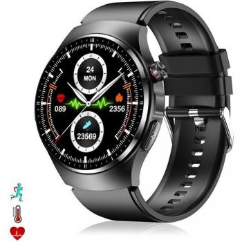 Smartwatch DAM TK25 Pro Plus: Monitor de ECG, glucosa en sangre, ácido úrico y lípidos, IMC grasa corporal, temperatura, O2 y tensión.
