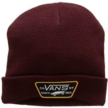 Vans Milford Beanie Gorro de Punto, Rojo