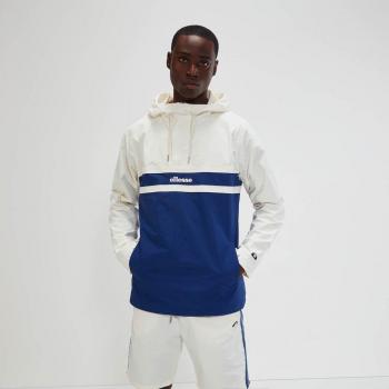 Chaqueta de hombre Ellesse Olivieri OH con detalles en contraste, color blanco y azul marino