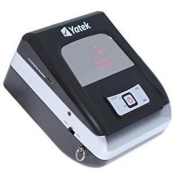 Detector billetes falsos portátil, Yatek SE-0701B actualizable, y batería, admite nuevos billetes de 20€