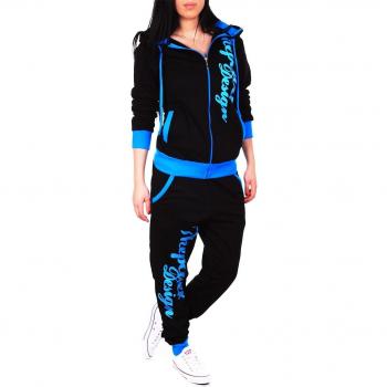 Violento - Chándal - para mujer Schwarz/Türkis X-Large
