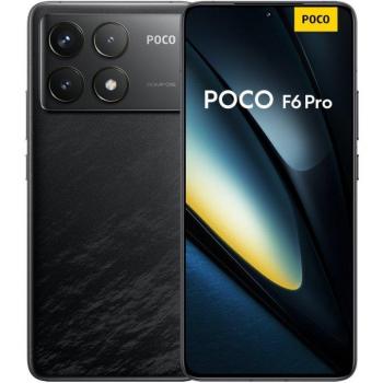POCO F6 Pro 5G 12/512GB Negro Libre - Smartphone de última generación con Snapdragon® 8 Gen 2, carga ultrarrápida de 120 W y pantalla AMOLED Flow WQHD+