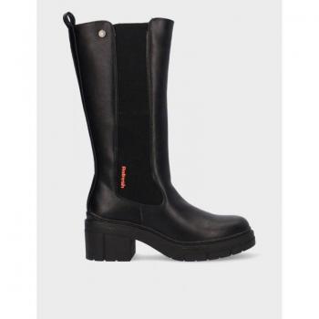 Bota Refresh 170995 para Mujer, Casual, Color Negro, Altura de Tacón 6 cm, con Cremallera, Talla 35