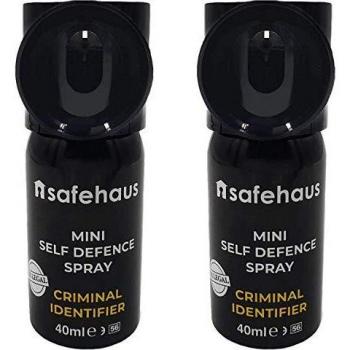 SAFEHAUS Mini Spray Defensa Personal para identificar al atacante