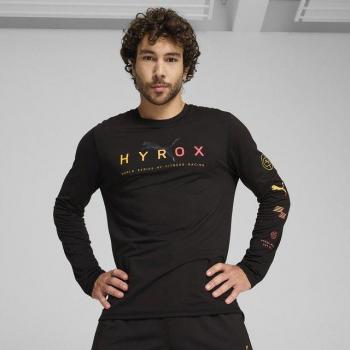 Camiseta Manga Larga Puma Hyrox Run Cloudspun Negra XL Hombre